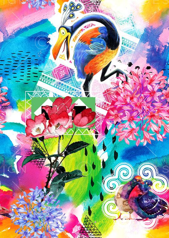 趣味印花华亿平台图片