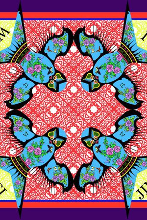 民族风印花华亿平台图片