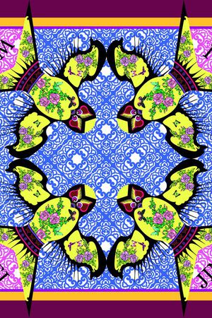 民族风印花华亿平台图片