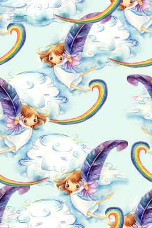 手绘印花华亿平台图片