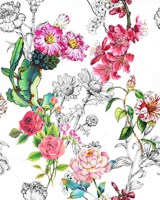 MAX-热带风情印花华亿平台图片