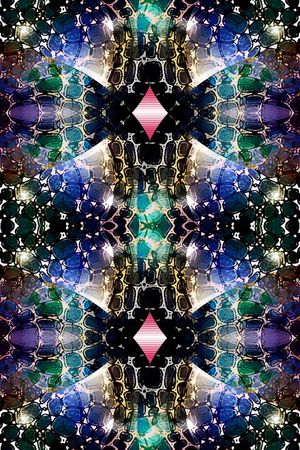 抽象印花华亿平台图片