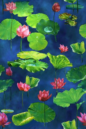 中国风印花华亿平台图片