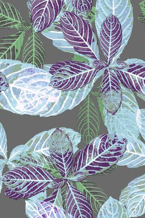 植物、现代、休闲印花华亿平台图片