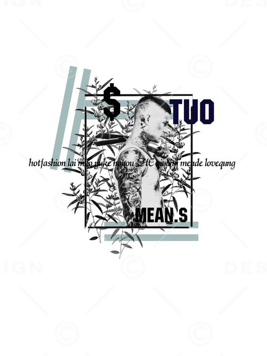 人物印花华亿平台图片