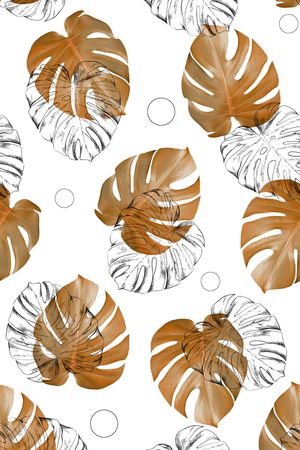 热带雨林印花华亿平台图片