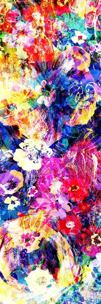 抽象彩图印花华亿平台图片