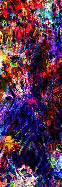 抽象彩图印花华亿平台图片