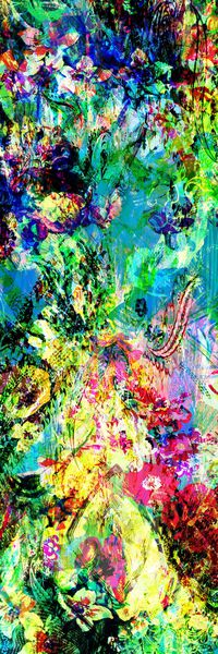 抽象彩图印花华亿平台图片