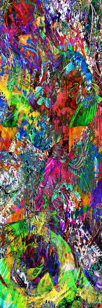 抽象彩图印花华亿平台图片