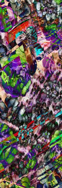 长巾图案印花华亿平台图片