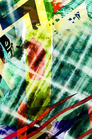 长巾图案印花华亿平台图片