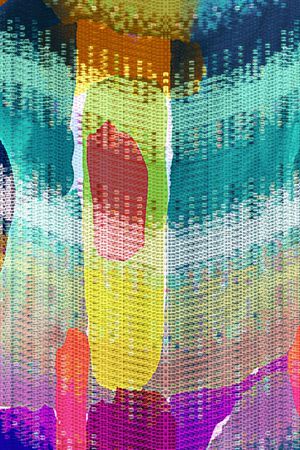 抽象花纹印花华亿平台图片