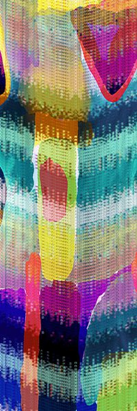 抽象花纹印花华亿平台图片