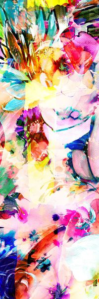 抽象花纹印花华亿平台图片