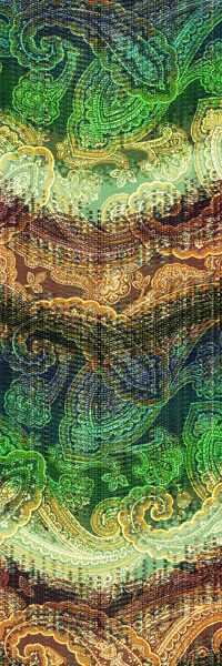 抽象花纹印花华亿平台图片