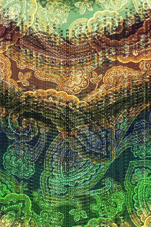 抽象花纹印花华亿平台图片