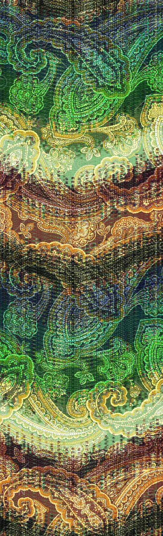 抽象花纹印花华亿平台图片