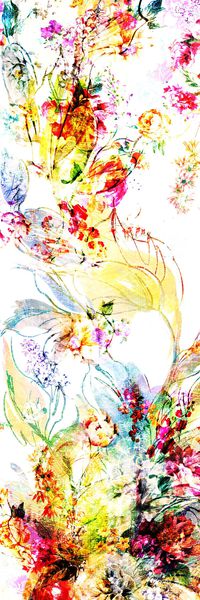 抽象花纹印花华亿平台图片