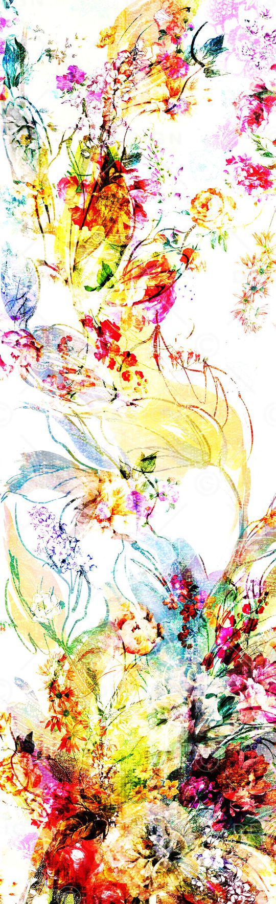 抽象花纹印花华亿平台图片