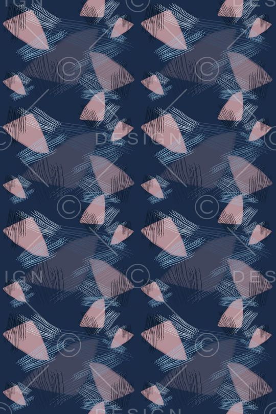 不规则几何印花华亿平台图片