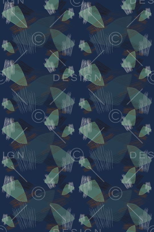 不规则几何印花华亿平台图片