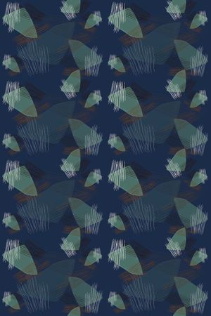 不规则几何印花华亿平台图片