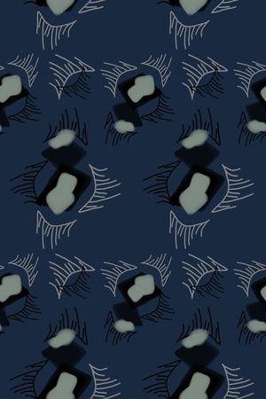 抽象图案印花华亿平台图片