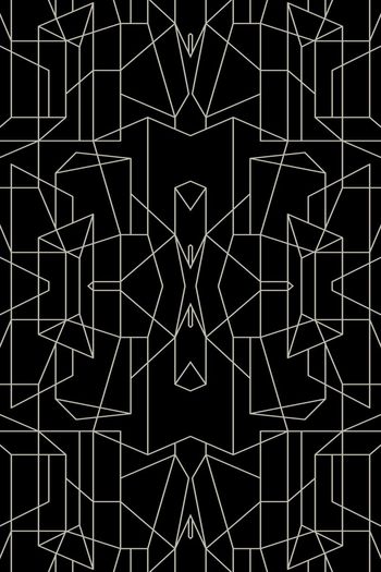 不规则几何印花华亿平台图片