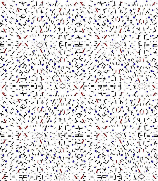 不规则几何印花华亿平台图片