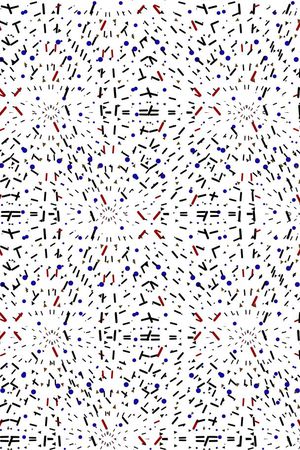 不规则几何印花华亿平台图片