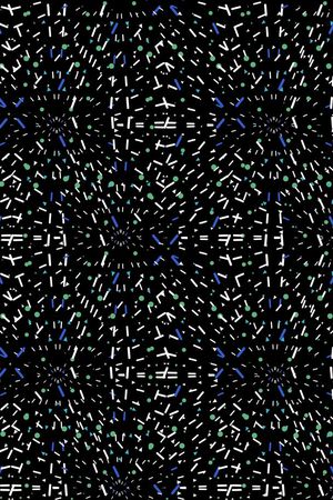 不规则几何印花华亿平台图片