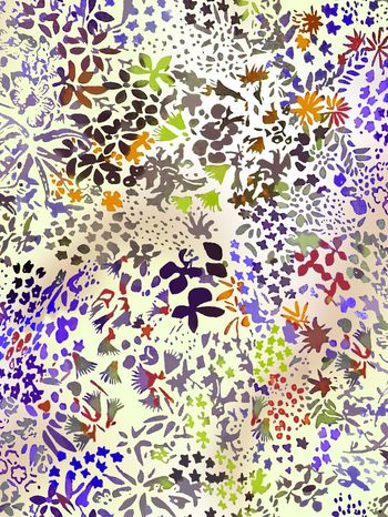 小碎花印花华亿平台图片