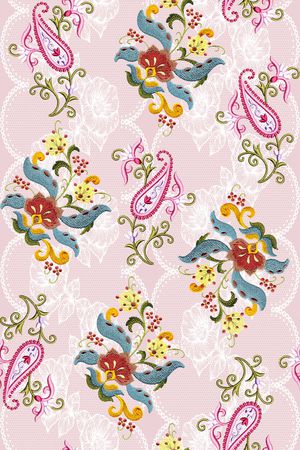 刺绣印花华亿平台图片