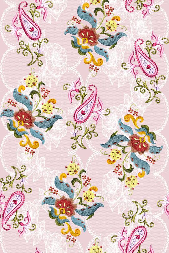 刺绣印花华亿平台图片