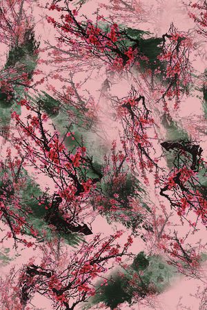 桃花印花华亿平台图片