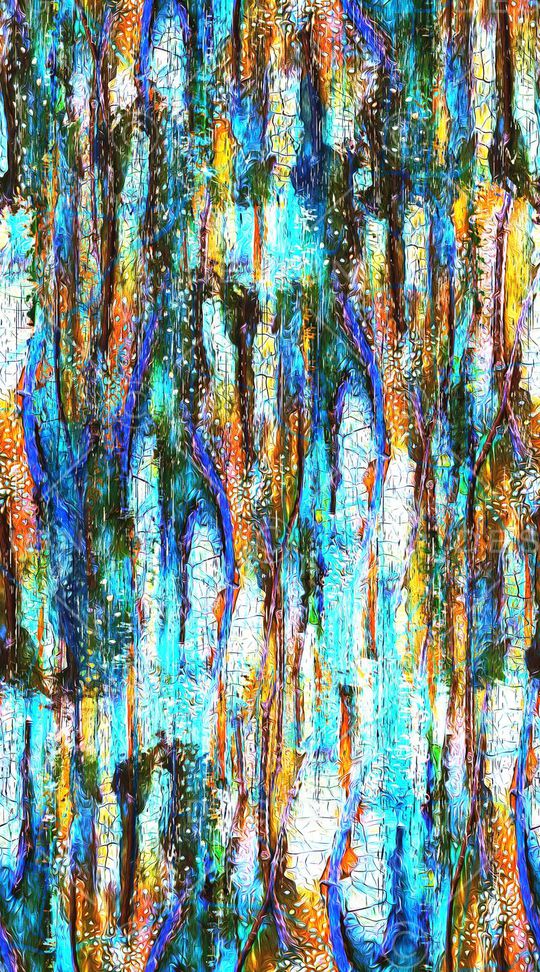 抽象炫彩印花华亿平台图片