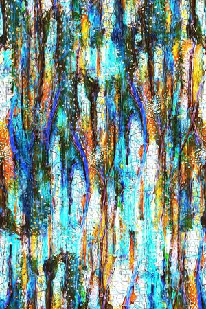 抽象炫彩印花华亿平台图片