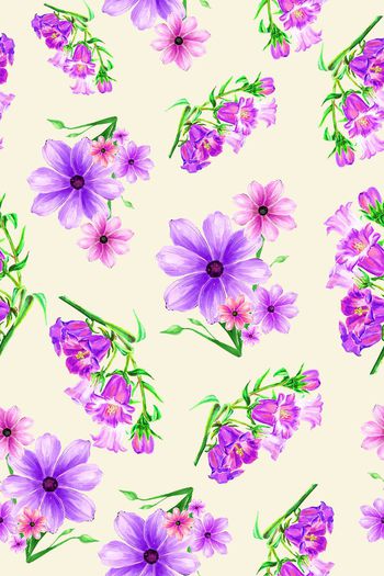 627731-水彩清爽花朵05709b