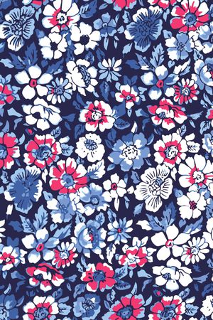 小碎花印花华亿平台图片