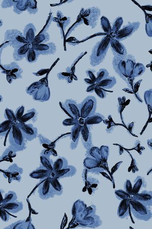 水墨印花华亿平台图片