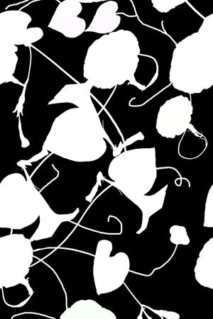 抽象花卉印花华亿平台图片