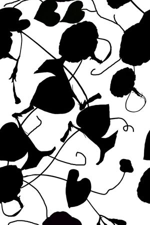 抽象花卉印花华亿平台图片