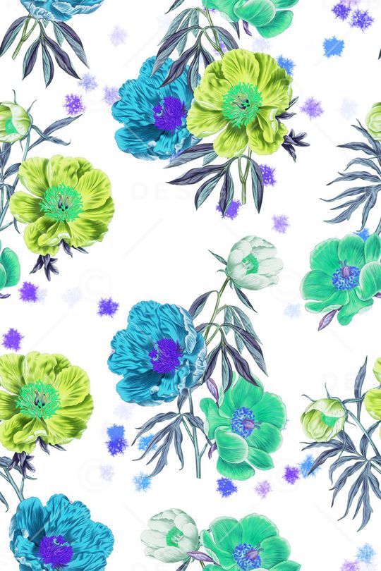 清新印花华亿平台图片