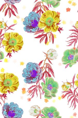 清新印花华亿平台图片