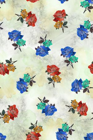 玫瑰印花华亿平台图片