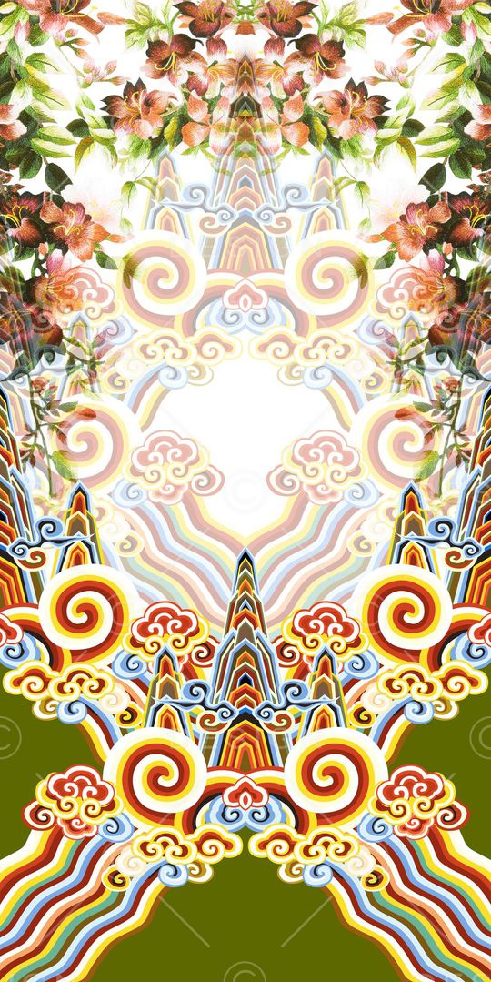 民族风印花华亿平台图片