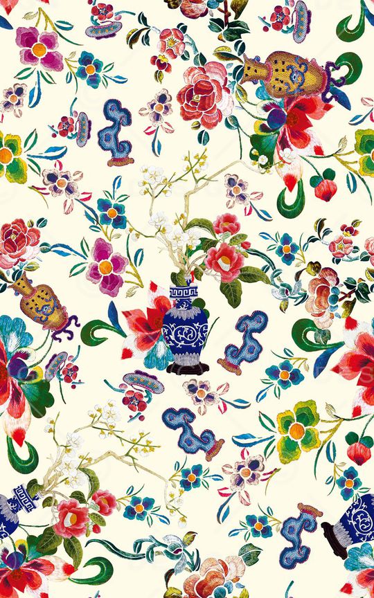 花朵印花华亿平台图片