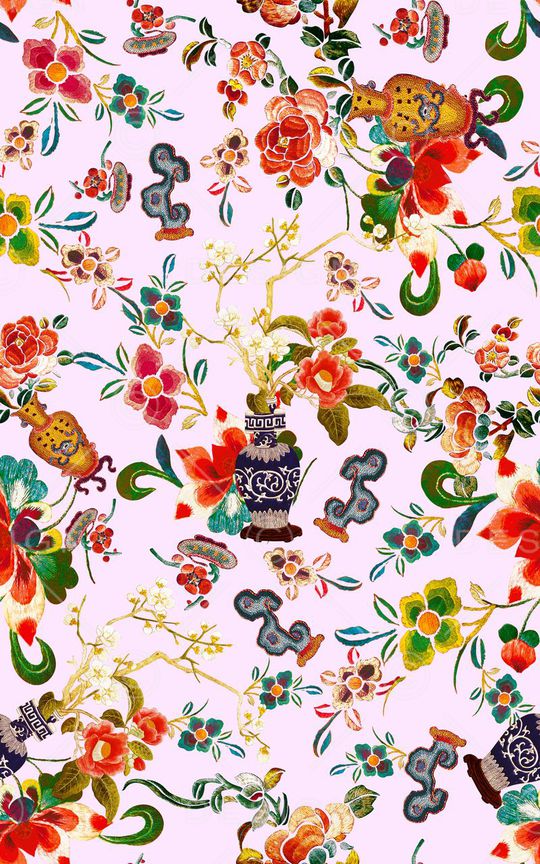 花朵印花华亿平台图片