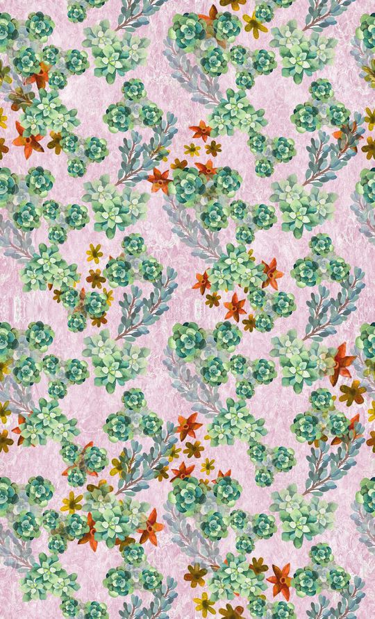 手绘水彩印花华亿平台图片